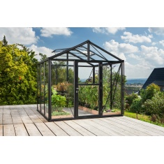 Vitavia Zeus 8ft Wide Greenhouse - Black Vitavia Zeus 8ft Wide Greenhouse - Black