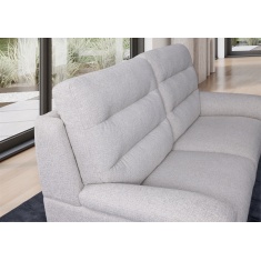 Nelson 2.5 Seater Fabric Sofa With 2 Power Recliners & Lumbar Support Nelson 2.5 Seater Fabric Sofa With 2 Power Recliners & Lumbar Support