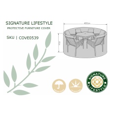 Signature Weave Cover For Bettina Hexagon Table & Chair Set Signature Weave Cover For Bettina Hexagon Table & Chair Set