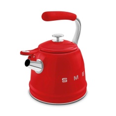 Smeg 50's Style Whistling Kettle 2.3L - Red Smeg 50's Style Whistling Kettle 2.3L - Red