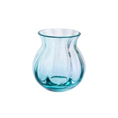 Dartington Artisan Round Vase 94mm - Teal Dartington Artisan Round Vase 94mm - Teal