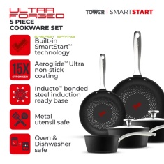 Tower Ultra Forged 5 Piece Pan Set Tower Ultra Forged 5 Piece Pan Set