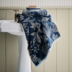Sanderson Solaine Towel - Blue Sanderson Solaine Towel - Blue