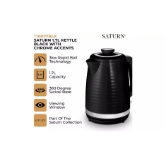 Tower T10077BLK Saturn 1.7L Kettle - Black Tower T10077BLK Saturn 1.7L Kettle - Black