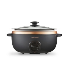 Morphy Richards 461016 Sear & Stew Slow Cooker 6.5L - Rose Gold Morphy Richards 461016 Sear & Stew Slow Cooker 6.5L - Rose Gold