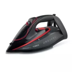 Tower T22034RED One Temp Steam Iron - Red Tower T22034RED One Temp Steam Iron - Red