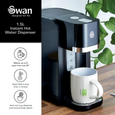 Swan SWD1004 1.5L Instant Hot Water Dispenser Swan SWD1004 1.5L Instant Hot Water Dispenser