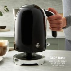 Swan SK19026BLK Solace 1.7L Kettle - Black Swan SK19026BLK Solace 1.7L Kettle - Black