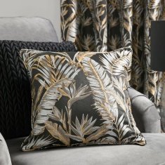 LLB Paradise Palm Filled Cushion 43cm - Black LLB Paradise Palm Filled Cushion 43cm - Black