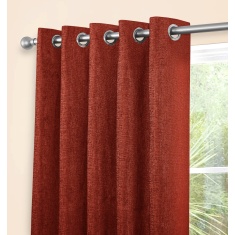 Sundour Amberley Thermal Eyelet Curtains - Terracotta Sundour Amberley Thermal Eyelet Curtains - Terracotta