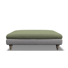 Olympus Large Square Stool In Accent Fabric Top & Contrast Plain Olympus Large Square Stool In Accent Fabric Top & Contrast Plain