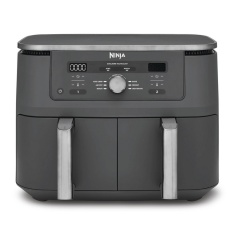 Ninja DZ400UK MAX 6-in-1 Dual Zone Air Fryer 9.5L - Gun Metal Grey Ninja DZ400UK MAX 6-in-1 Dual Zone Air Fryer 9.5L - Gun Metal Grey