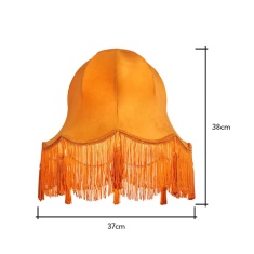 BHS Rosemary Easyfit Light Shade 37cm - Orange BHS Rosemary Easyfit Light Shade 37cm - Orange