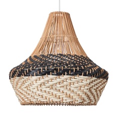 BHS Lauren Rattan Easyfit Light Shade 45cm - Natural BHS Lauren Rattan Easyfit Light Shade 45cm - Natural