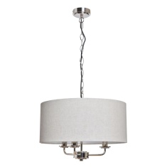 BHS Henry 3 Light Pendant - Nickel BHS Henry 3 Light Pendant - Nickel