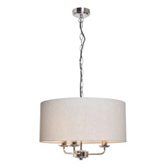 BHS Henry 3 Light Pendant - Nickel BHS Henry 3 Light Pendant - Nickel