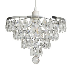 BHS Elsa Easyfit Light Shade 30cm - Chrome BHS Elsa Easyfit Light Shade 30cm - Chrome