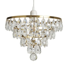 BHS Elsa Easyfit Light Shade 30cm - Brass BHS Elsa Easyfit Light Shade 30cm - Brass