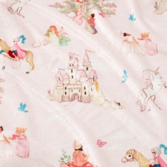 Belle & Boo Fairytale Fleece Throw 150x200cm - Pink Belle & Boo Fairytale Fleece Throw 150x200cm - Pink