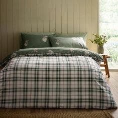Catherine Lansfield Stag Duvet Set - Soft Green Catherine Lansfield Stag Duvet Set - Soft Green