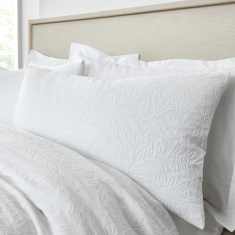 Bianca Fleur Matelasse Duvet Set - White Bianca Fleur Matelasse Duvet Set - White