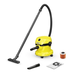Karcher WD2PLUS Wet & Dry Vacuum Cleaner - Yellow Karcher WD2PLUS Wet & Dry Vacuum Cleaner - Yellow