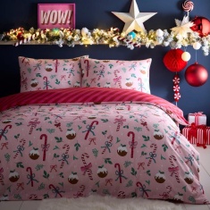 Fusion Festive Fancy Duvet Set - Pink Fusion Festive Fancy Duvet Set - Pink