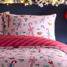 Fusion Festive Fancy Duvet Set - Pink Fusion Festive Fancy Duvet Set - Pink