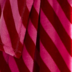 Fusion Festive Candy Stripe Fleece Throw - Pink Fusion Festive Candy Stripe Fleece Throw - Pink