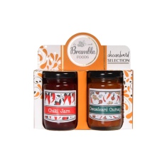 Downtown Cheeseboard Twin Jar Food Gift Set Downtown Cheeseboard Twin Jar Food Gift Set