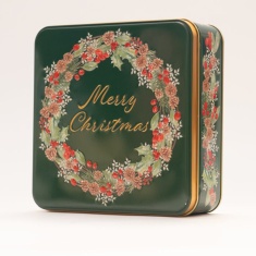 Farmhouse Biscuits Christmas Wreath Festive Selection Tin - 400g Farmhouse Biscuits Christmas Wreath Festive Selection Tin - 400g