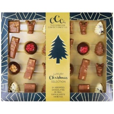Cambridge Confec Co 24 Solid Assorted Christmas Chocolate Shapes - 250g Cambridge Confec Co 24 Solid Assorted Christmas Chocolate Shapes - 250g