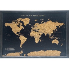 Splosh Medium Travel Map World Pin Board Splosh Medium Travel Map World Pin Board