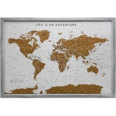Splosh Medium Travel Map World Pin Board Splosh Medium Travel Map World Pin Board