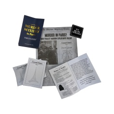 University Games Murder Mystery Tube - Murder Mystery In Paris? University Games Murder Mystery Tube - Murder Mystery In Paris?