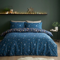 Catherine Lansfield Enchanted Twilight Duvet Set - Navy Catherine Lansfield Enchanted Twilight Duvet Set - Navy