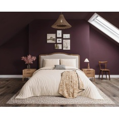 Helena Springfield Ticking Stripe Duvet Set - Graphite/Copper Helena Springfield Ticking Stripe Duvet Set - Graphite/Copper