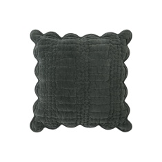 Laura Ashley Scalloped Cushion - Pine Green Laura Ashley Scalloped Cushion - Pine Green