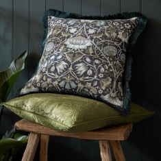 William Morris At Home Lodden 50cm Cushion - Blue William Morris At Home Lodden 50cm Cushion - Blue