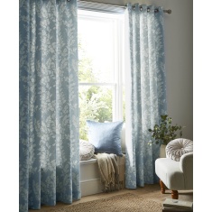Laura Ashley Waxham Eyelet Curtains - Seaspray Laura Ashley Waxham Eyelet Curtains - Seaspray