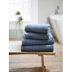 The Lyndon Company Linwood Cotton Towels - Denim The Lyndon Company Linwood Cotton Towels - Denim