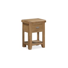 Juniper 1 Drawer Bedside Table - Smoked Oak Juniper 1 Drawer Bedside Table - Smoked Oak
