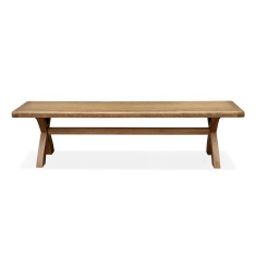 Juniper 200cm Dining Bench - Smoked Oak Juniper 200cm Dining Bench - Smoked Oak