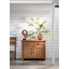 Juniper Narrow Sideboard - Smoked Oak Juniper Narrow Sideboard - Smoked Oak