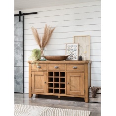 Juniper Wide Sideboard - Smoked Oak Juniper Wide Sideboard - Smoked Oak