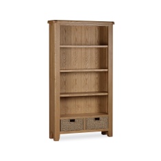 Juniper Large Bookcase - Smoked Oak Juniper Large Bookcase - Smoked Oak