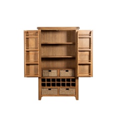 Juniper Shoe Cupboard - Smoked Oak Juniper Shoe Cupboard - Smoked Oak