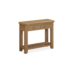 Juniper Console Table - Smoked Oak Juniper Console Table - Smoked Oak