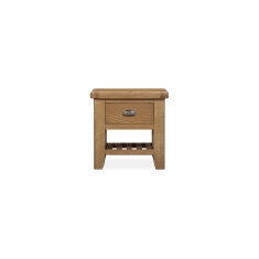Juniper Square Lamp Table - Smoked Oak Juniper Square Lamp Table - Smoked Oak