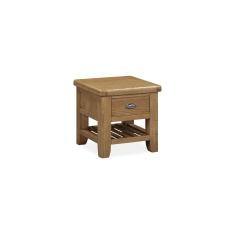 Juniper Square Lamp Table - Smoked Oak Juniper Square Lamp Table - Smoked Oak